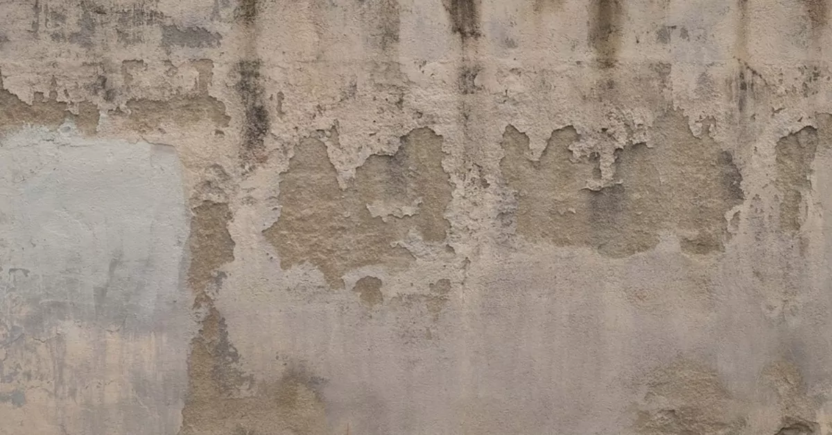 parete scrostata per umidità