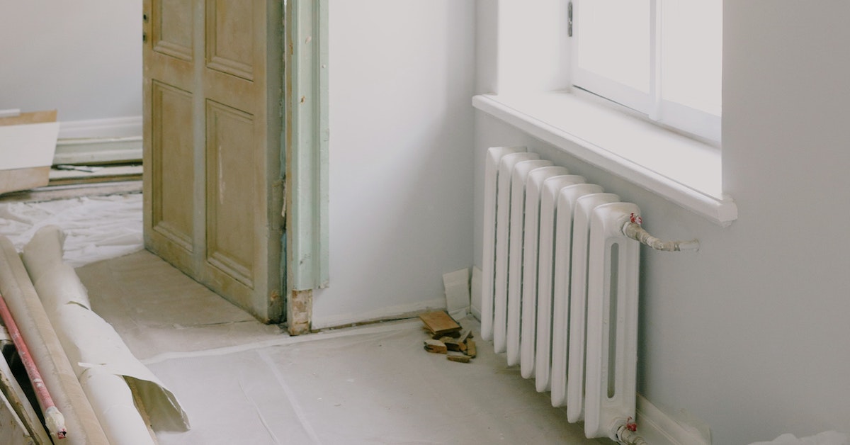 Stanza con termosifone