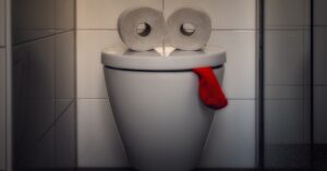 Mai mettere la carta igienica sotto la tavoletta del wc! Il perché