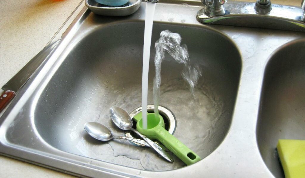 Lavandino in funzione