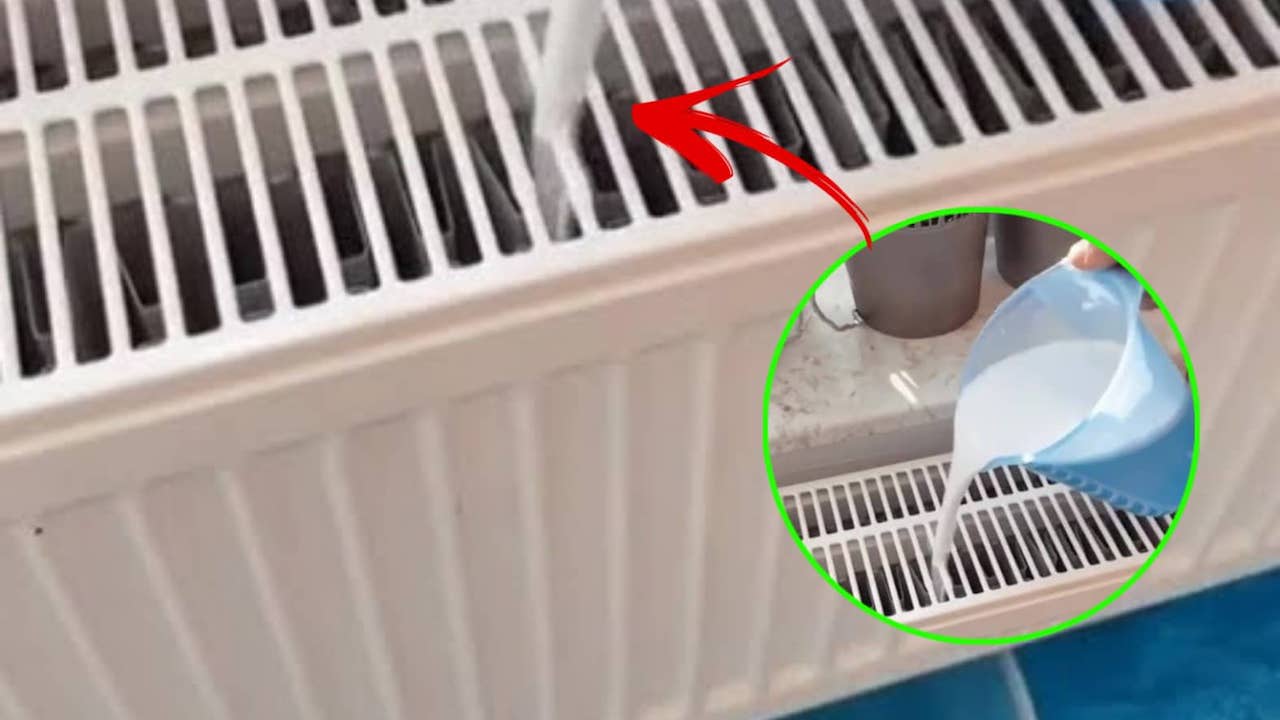 Metodo della brocca per la pulizia dei termosifoni