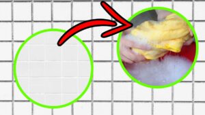 Come pulire le piastrelle del bagno incrostate