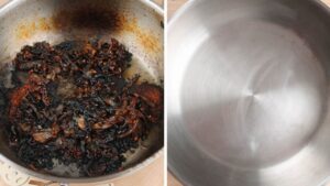 Il metodo infallibile per rimuovere dalla padella bruciata i residui ostinati