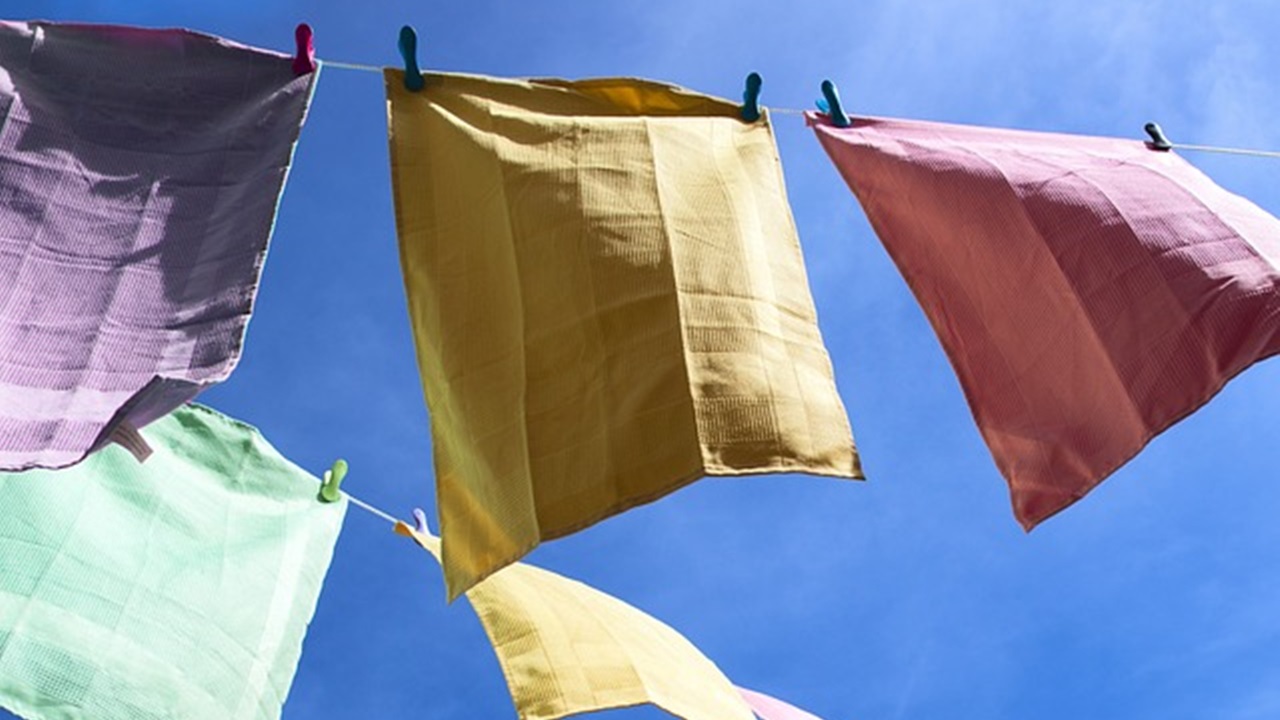 panni stesi strofinacci