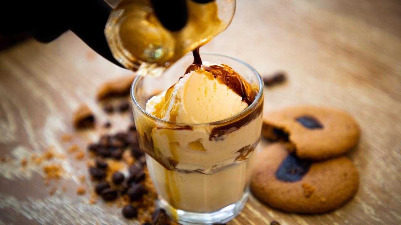 affogato al caffè