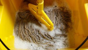 Non dovresti mai dimenticarti di pulire e disinfettare il mocio: numerosi albergatori usano questo metodo