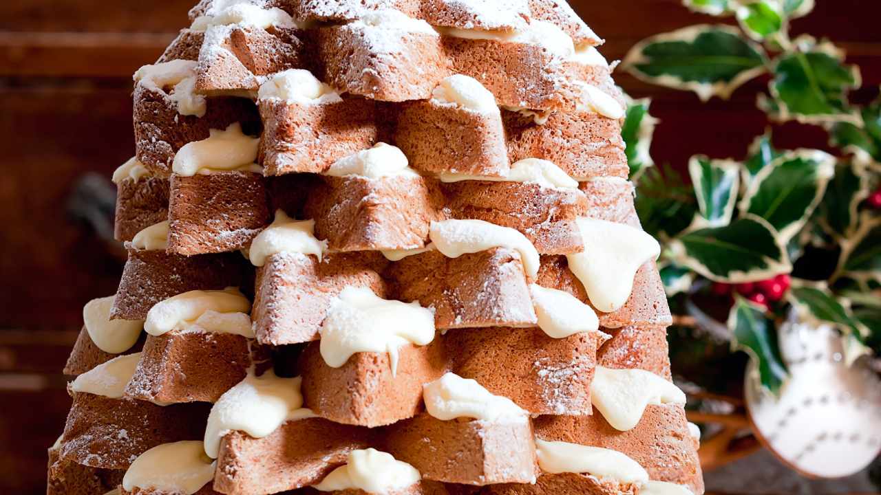 pandoro con crema al mascarpone