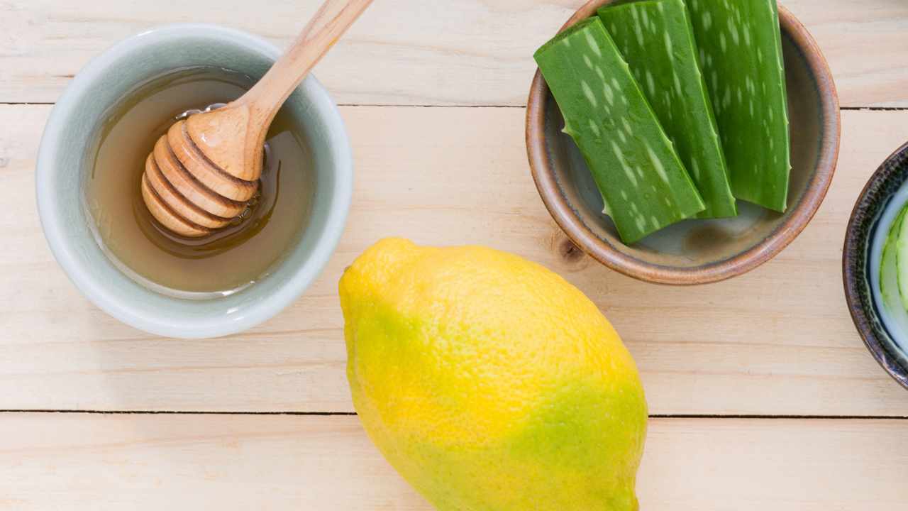 rimedio aloe miele e limone