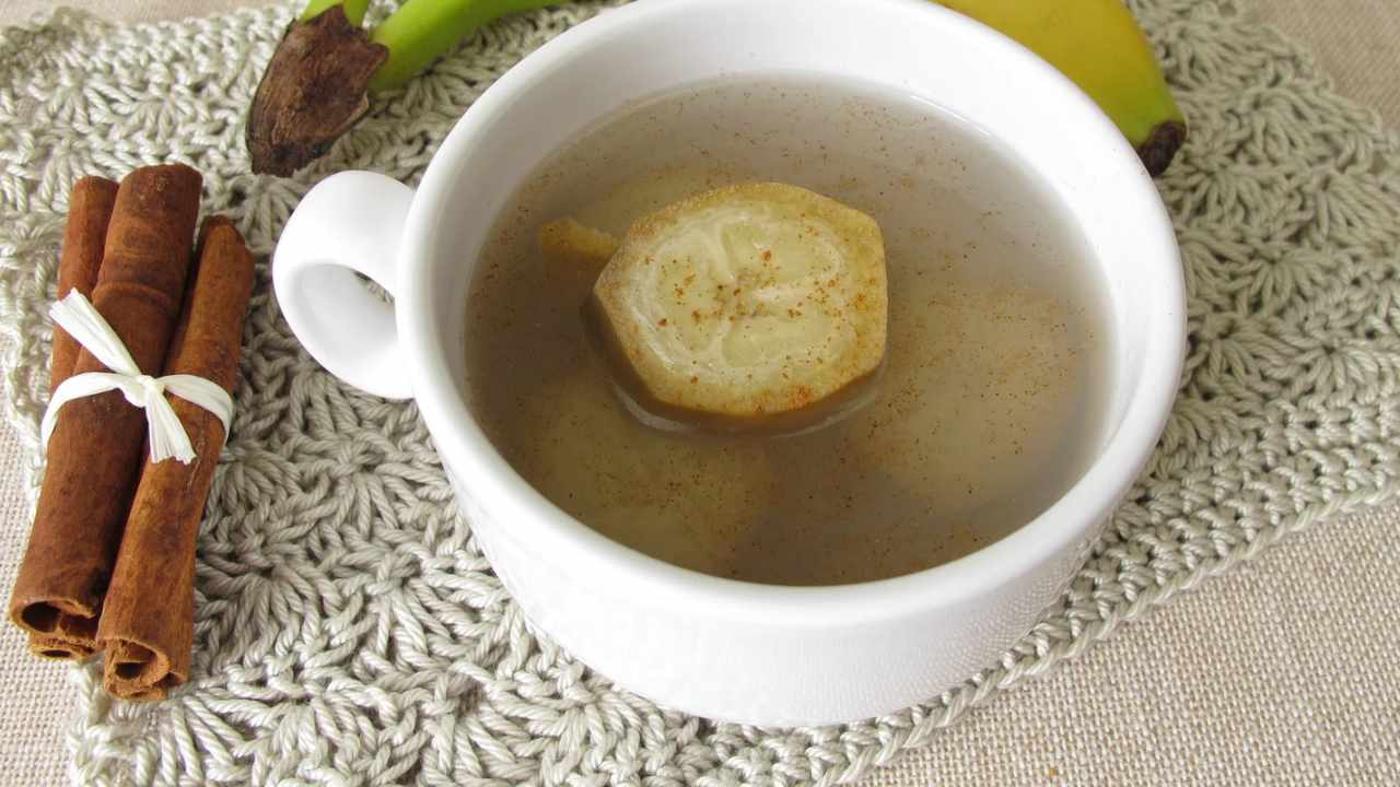 tè banana e cannella