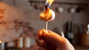 Bruciare uno spicchio d’aglio: cinque sorprendenti benefici per la salute e l’ambiente