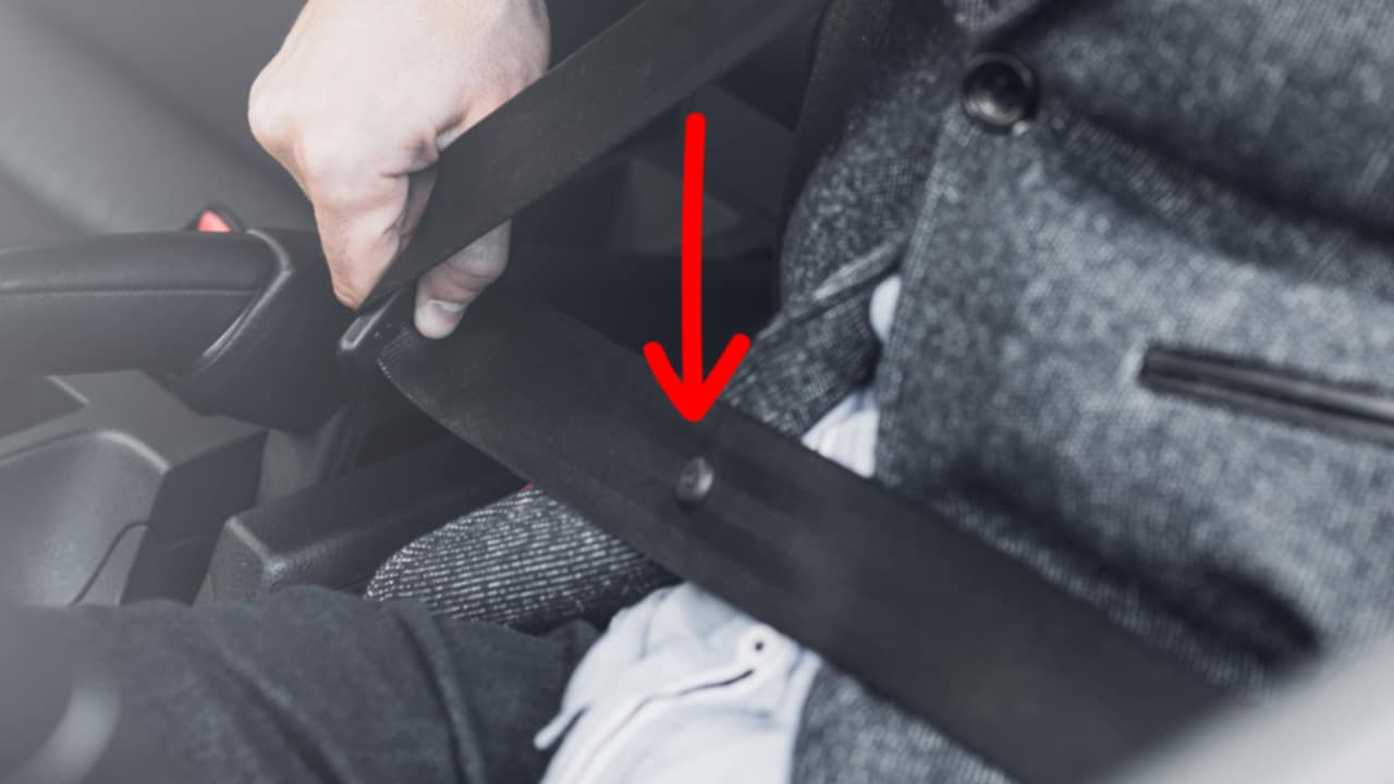 bottone cintura di sicurezza