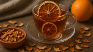 I benefici del tè di buccia d’arancia, ricco di antiossidanti e vitamine. Preparalo facilmente e gustalo in diverse varianti!