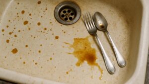 Lavello in ceramica macchiato: così tornerà nuovo