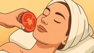 Sai cosa succede se strofini un pomodoro fresco in faccia per qualche secondo?