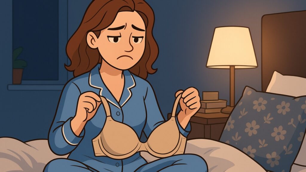 dormire con il reggiseno