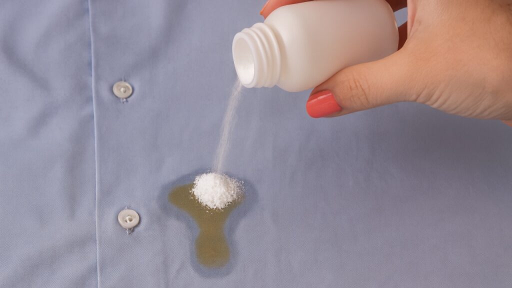 macchie olio e grasso