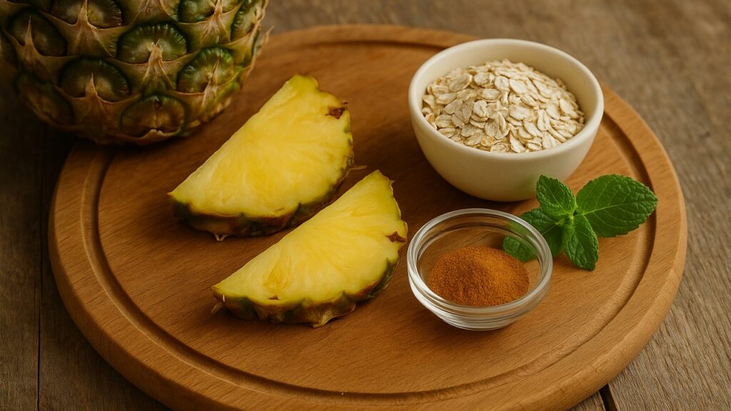 ananas avena e cannella