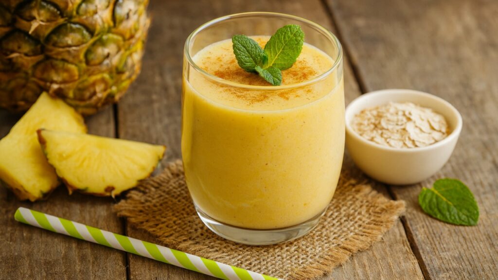 ananas avena e cannella