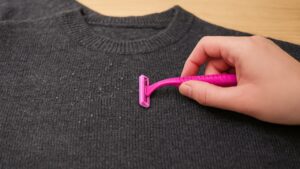 Il trucchetto del rasoio per far tornare i tuoi capi come prima