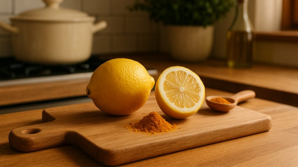 limone e curcuma