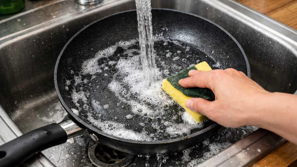 lavare padella