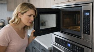 L’errore che fai quando pulisci il microonde e che lo fa puzzare di più
