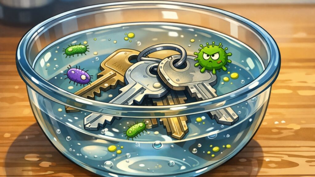 batteri sulle chiavi