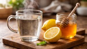 Questo è quello che succede al tuo corpo se bevi acqua calda con miele e limone al mattino
