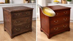 Mobili in legno opaco, con questo rimedio torneranno puliti e lucenti