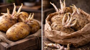 Il trucchetto geniale che impedisce alle patate di germogliare