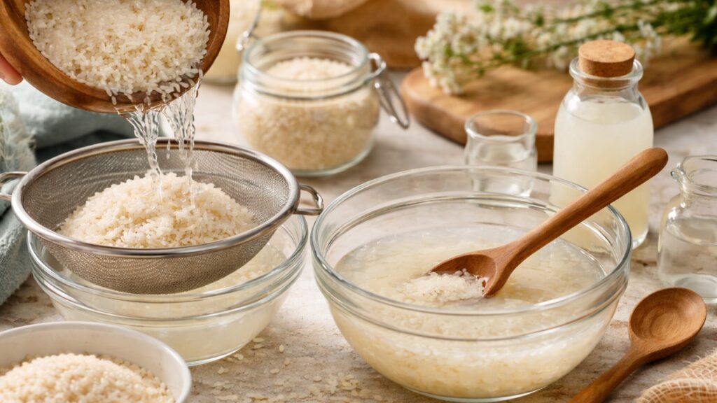 come preparare acqua di riso