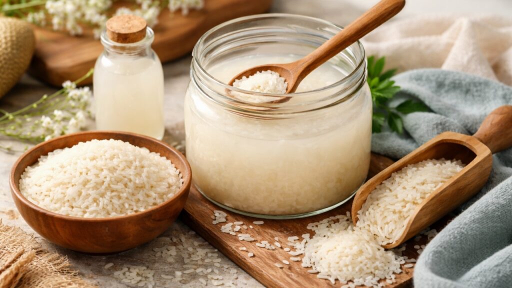 benefici acqua di riso