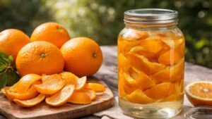 Non gettare via le bucce d’arancia, mettile in un barattolo e aggiungi un po’ di Aceto: vale oro in casa