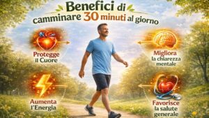 I reali benefici di camminare 30 minuti al giorno