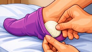 Perché le persone dormono con le cipolle sui piedi?