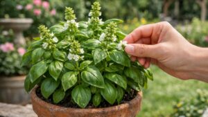 Non buttare i fiori del basilico: ecco cosa puoi farci