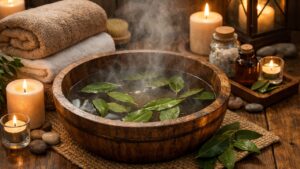 Lavarsi i piedi con alloro e acqua tiepida: perché tutti lo fanno