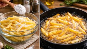 Il trucco segreto degli chef per preparare facilmente patatine fritte croccanti a casa